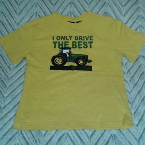 John Deere Tops - John Deere Tee Bright Yellow John Deere Tops - John Deere Tee Bright Yellow